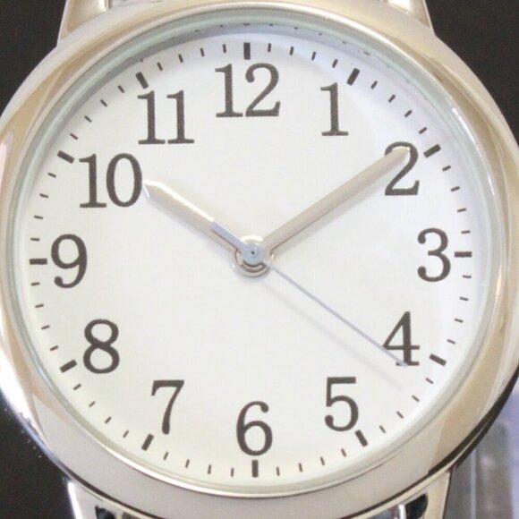 Ladies Dress Watch Easy Reader Powder Blue Strap 31mm - Picture 14 of 14